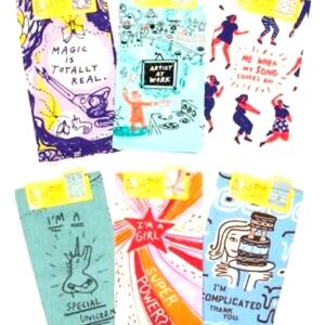 NWT BlueQ The Super Happy Pack dish towels set of 6
